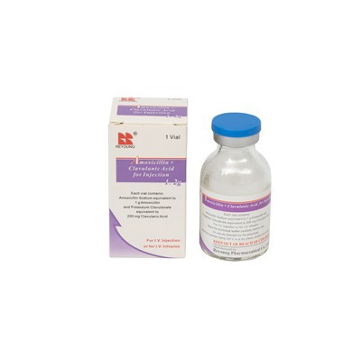 Amoxicil·lina sòdica i clavulanat de potassi per a injecció