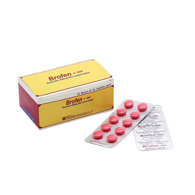 Comprimits recoberts de pel·lícula d'ibuprofè